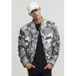 Мъжко камуфлажно яке тип бомбър Urban Classics snow camo