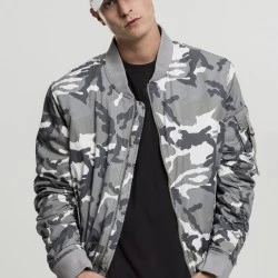 Мъжко камуфлажно яке тип бомбър Urban Classics snow camo