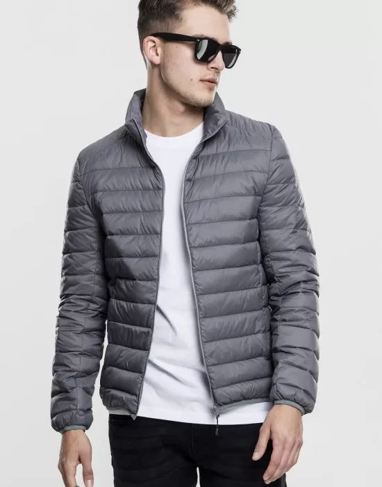 Мъжко тъмносиво яке Urban Classics Basic, Якета Пролет / Есен - Hoodstyle.bg