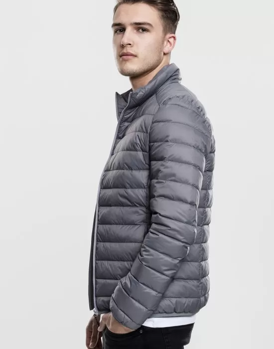 Мъжко тъмносиво яке Urban Classics Basic, Якета Пролет / Есен - Hoodstyle.bg