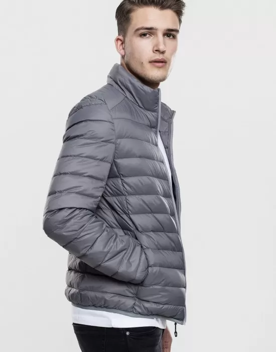 Мъжко тъмносиво яке Urban Classics Basic, Якета Пролет / Есен - Hoodstyle.bg
