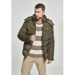Мъжко зимно яке Urban Classics в цвят маслина