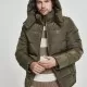 Мъжко зимно яке Urban Classics в цвят маслина, Зимни якета - Hoodstyle.bg