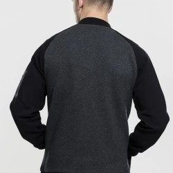 Мъжко двуцветно яке тип бомбър Urban Classics cha/blk