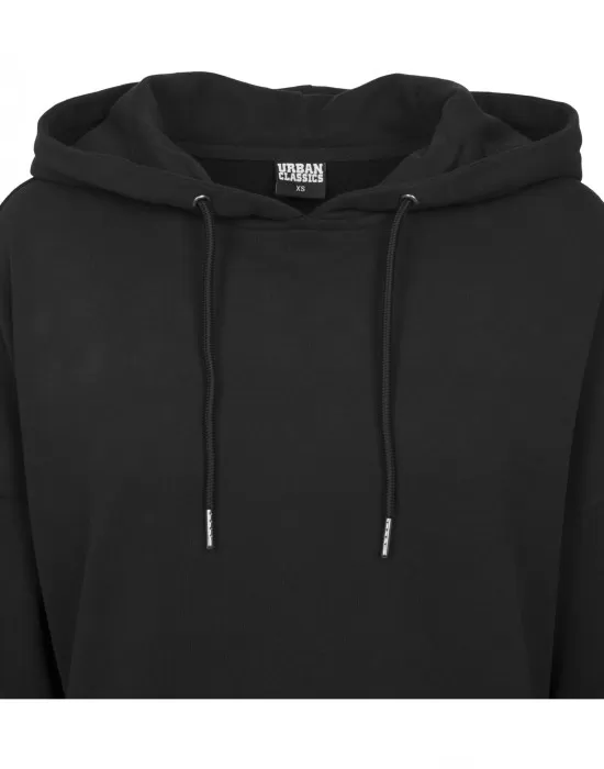 Дамски суичър в черно Urban Classics Ladies Laced-Up Hoody, Суичъри - Hoodstyle.bg