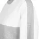 Дамска спортна блуза в сиво и бяло Urban Classics grey/white, Суичъри - Hoodstyle.bg