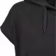 Дамска тениска с качулка в черен цвят Urban Classics, Тениски - Hoodstyle.bg