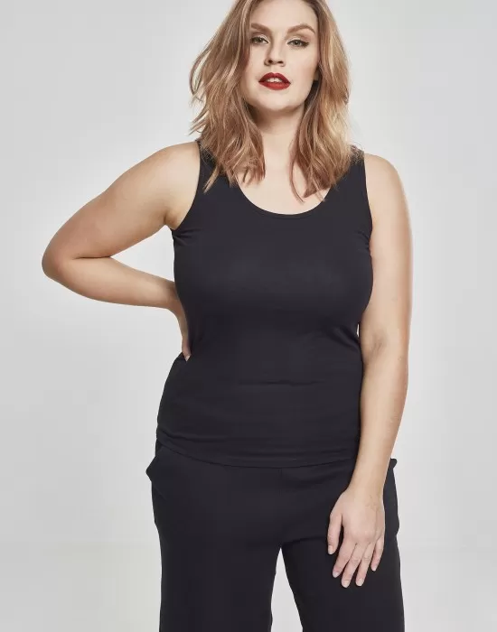 Комплект дамски потници Urban Classics Ladies 2-Pack Basic Stretch Top, Топове - Hoodstyle.bg