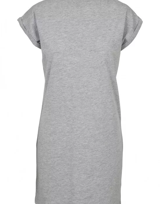 Рокля с къси ръкави в сив цвят Urban Classics, Рокли - Hoodstyle.bg