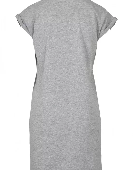 Рокля с къси ръкави в сив цвят Urban Classics, Рокли - Hoodstyle.bg