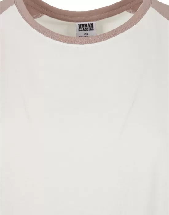 Дамска тениска с реглан ръкави Urban Classics whitesand/duskrose, Тениски - Hoodstyle.bg