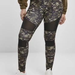 Дамски клин на дигитални камуфлажни шарки Urban Classics Ladies Camo Tech Mesh Leggings 