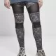 Дамски клин на дигитални камуфлажни шарки в сиво Urban Classics Ladies Camo Tech Mesh Leggings, Клинове - Hoodstyle.bg