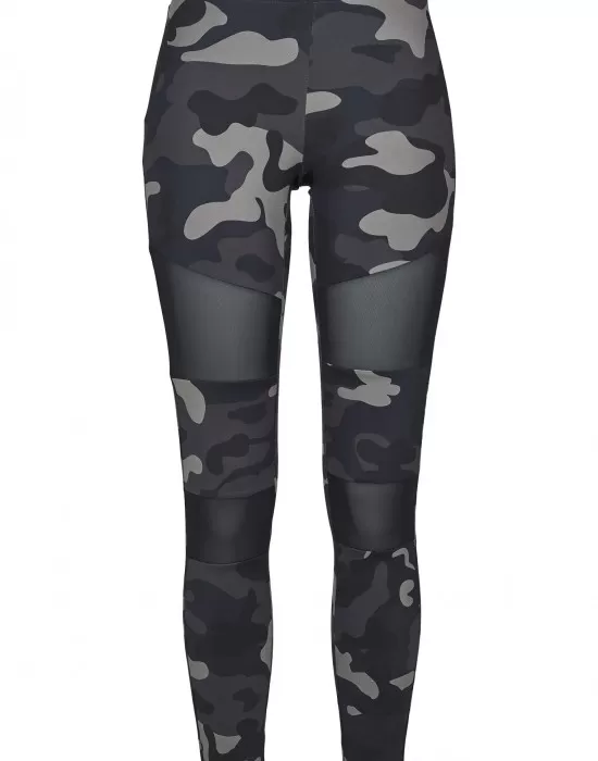 Дамски спортен клин в камуфлаж Urban Classics darkcamo/blk, Клинове - Hoodstyle.bg