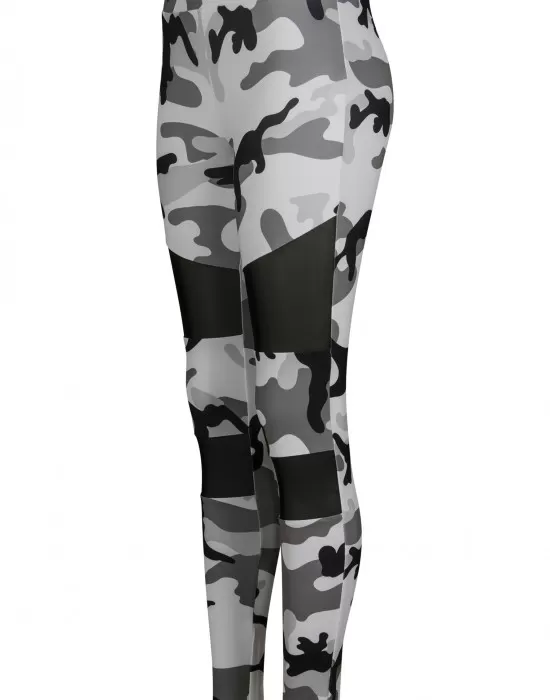Дамски спортен клин в камуфлаж Urban Classics snowcamo, Клинове - Hoodstyle.bg