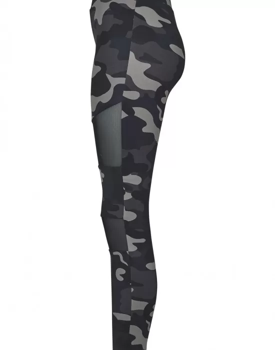 Дамски спортен клин в камуфлаж Urban Classics darkcamo/blk, Клинове - Hoodstyle.bg
