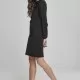 Миди черна рокля с волан Urban Classics, Рокли - Hoodstyle.bg