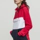 Суичър Ladies Color Block Sweat Pull Over Hoody firered/navy/white XS