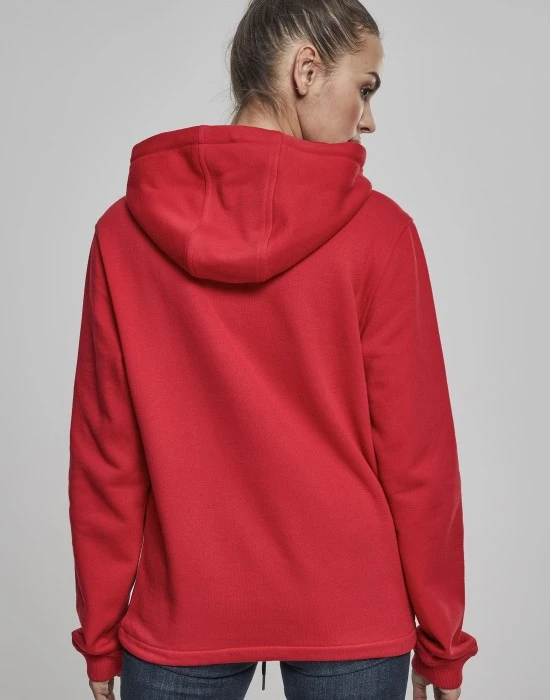 Суичър Ladies Color Block Sweat Pull Over Hoody firered/navy/white XS
