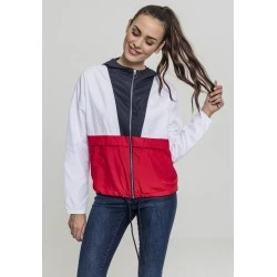 Дамско яке в три цвята от Urban Classics Ladies 3-Tone Oversize Windbreaker 