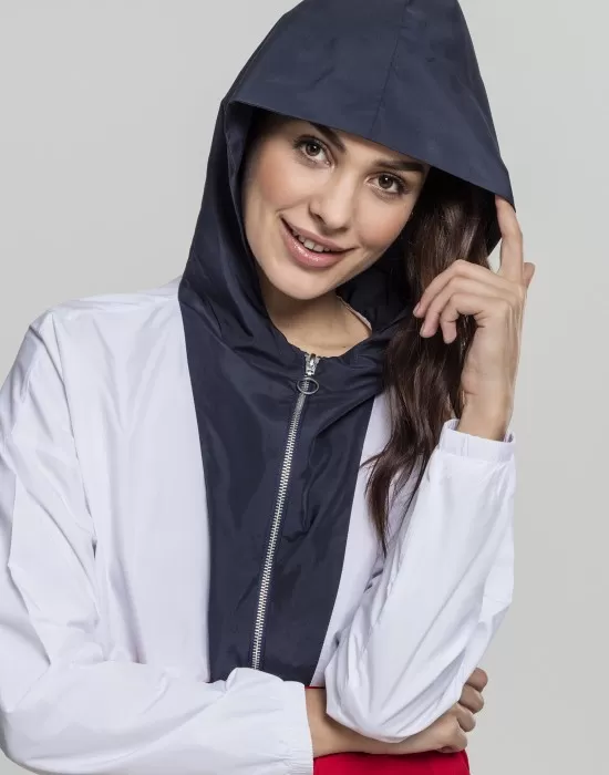 Дамско яке в три цвята от Urban Classics Ladies 3-Tone Oversize Windbreaker, Якета - Hoodstyle.bg