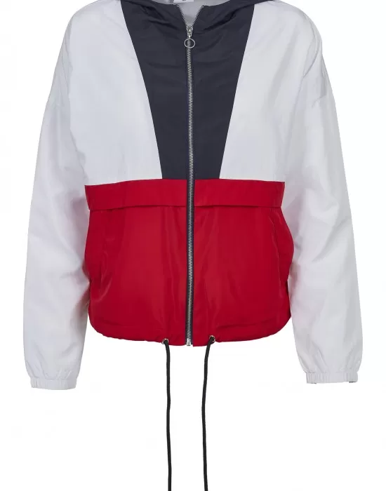 Дамско яке в три цвята от Urban Classics Ladies 3-Tone Oversize Windbreaker, Якета - Hoodstyle.bg