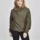 Дамско яке в цвят маслина от Urban Classics Ladies Basic Pull Over, Якета - Hoodstyle.bg