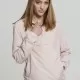 Дамско яке в светлорозово от Urban Classics Ladies Basic Pull Over, Якета - Hoodstyle.bg