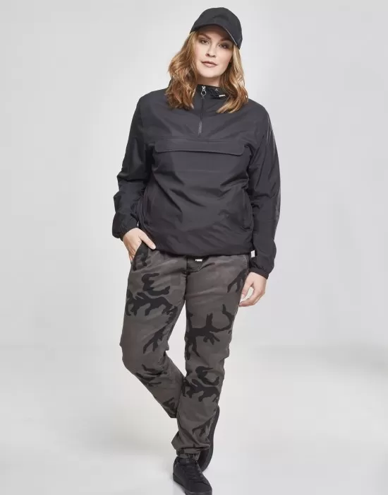 Дамско яке в черно от Urban Classics Ladies Basic Pull Over, Якета - Hoodstyle.bg