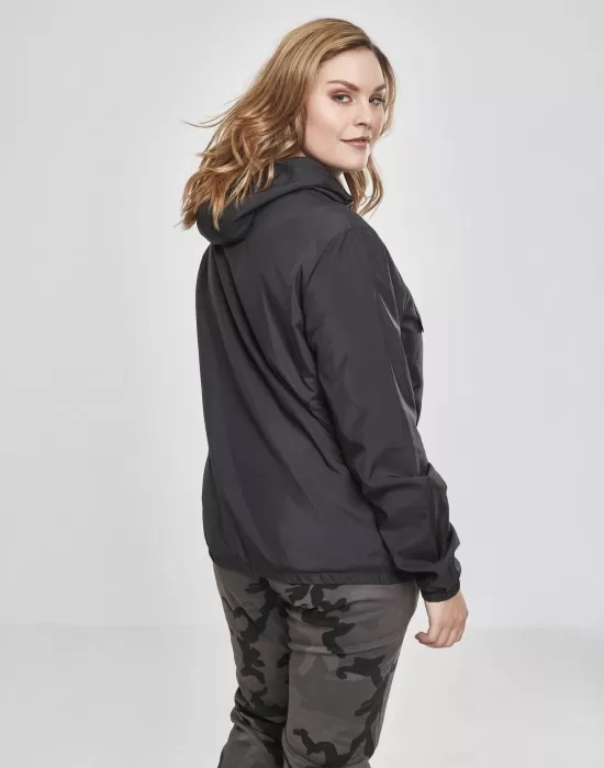 Дамско яке в черно от Urban Classics Ladies Basic Pull Over, Якета - Hoodstyle.bg