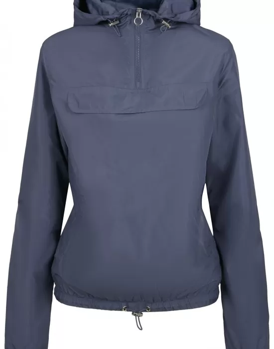 Дамско яке в синьо от Urban Classics Ladies Basic Pull Over Jacket, Якета - Hoodstyle.bg