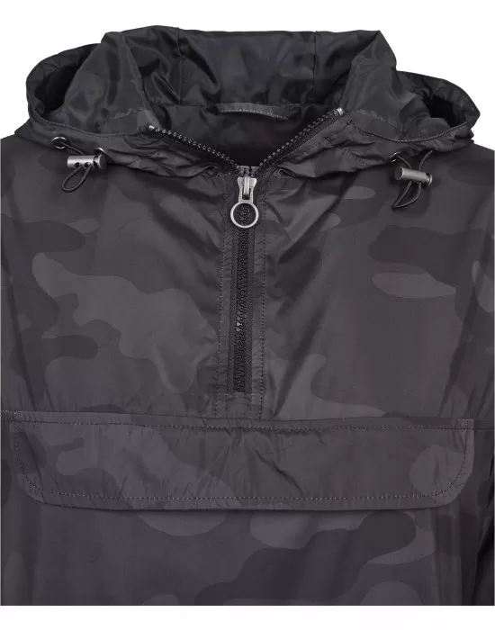 Дамско яке в камуфлажен цвят от Urban Classics Ladies Camo Pull Over, Якета - Hoodstyle.bg