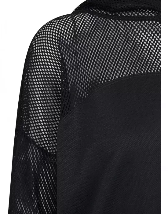 Дамски суичър в черно Urban Classics Ladies Mesh Hoody, Суичъри - Hoodstyle.bg