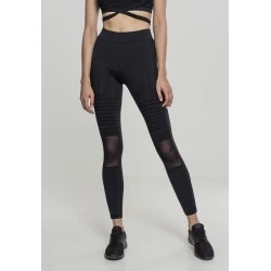 Дамски клин в черно от Urban Classics Ladies Tech Mesh Biker Leggings 