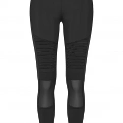 Дамски клин в черно от Urban Classics Ladies Tech Mesh Biker Leggings 