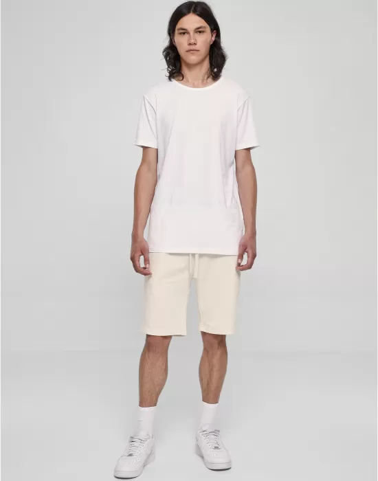 Мъжки къси панталони в цвят екрю Urban Classics Basic Sweatshorts, Панталони - Hoodstyle.bg