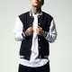 Мъжко колежанско яке в черно Urban Classics blk/wht
