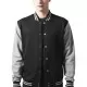 Мъжко колежанско яке в два цвята Urban Classics blk/gry, Колежански - Hoodstyle.bg