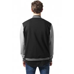 Мъжко колежанско яке в два цвята Urban Classics blk/gry