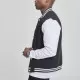 Мъжко колежанско яке в черно Urban Classics blk/wht