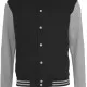 Мъжко колежанско яке в два цвята Urban Classics blk/gry, Колежански - Hoodstyle.bg