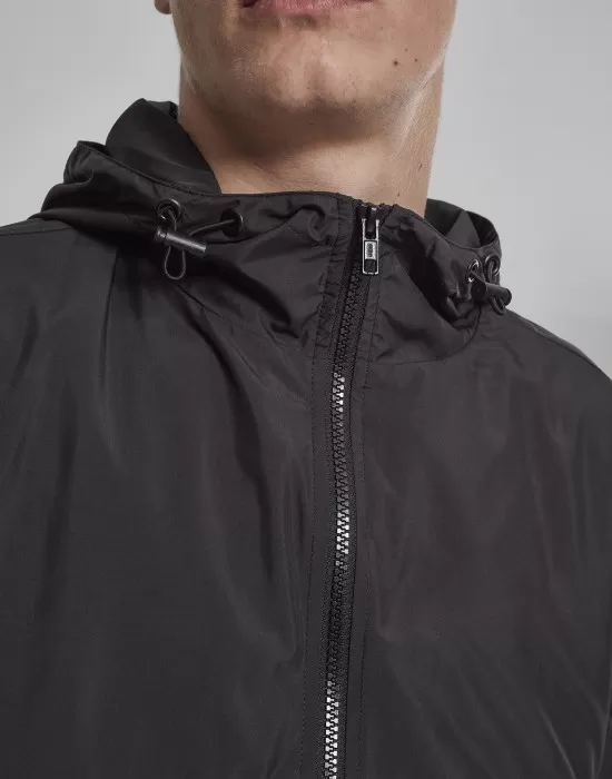 Мъжко яке без закопчаване Urban Classics в черен цвят, Якета Пролет / Есен - Hoodstyle.bg