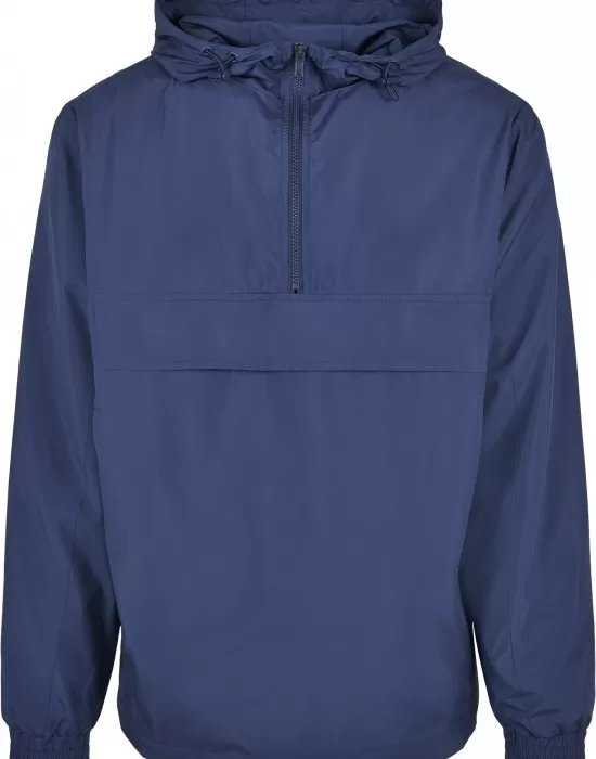Мъжко яке без закопчаване Urban Classics в тъмносин цвят, Якета Пролет / Есен - Hoodstyle.bg