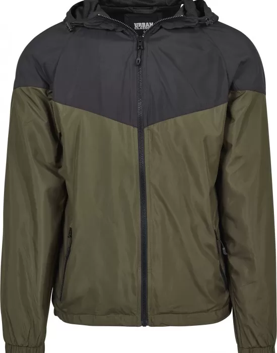 Мъжко спортно яке Urban Classics в черно и маслина