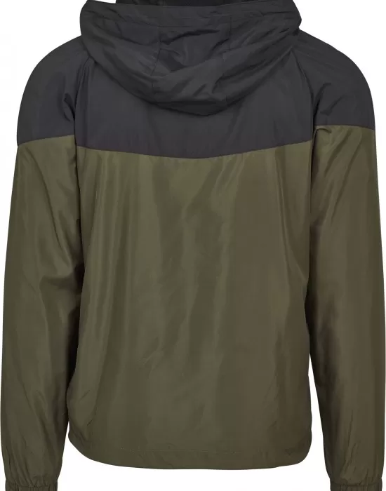 Мъжко спортно яке Urban Classics в черно и маслина