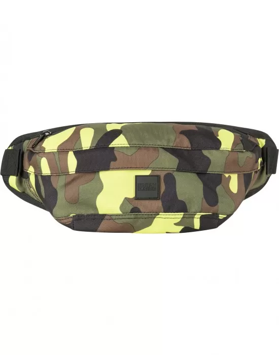 Чанта за рамо в жълт камуфлаж URBAN CLASSICS CAMO SHOULDER BAG, Чанти и Раници - Hoodstyle.bg