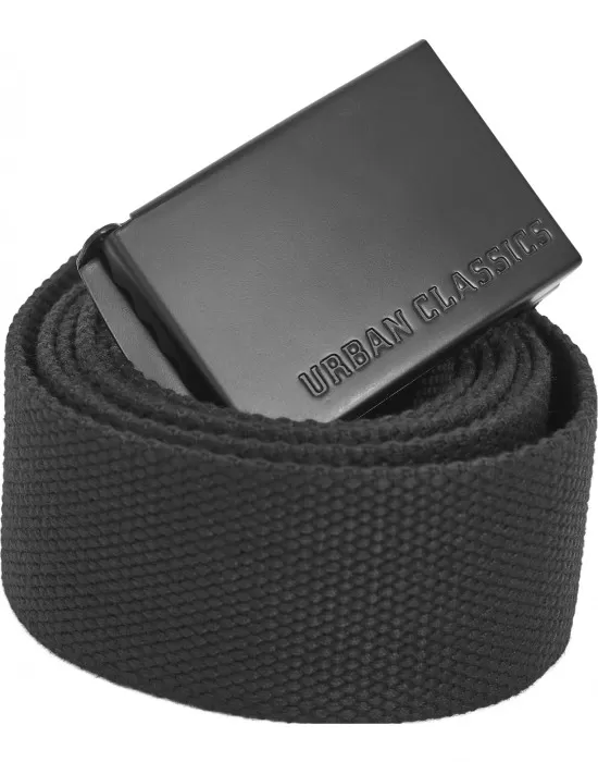 Дълъг черен колан Urban Classics Long Canvas Belt, Колани - Hoodstyle.bg