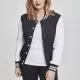 Дамско колежанско яке в черно и бяло от Urban Classics Ladies, Якета - Hoodstyle.bg