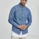 Мъжка дънкова риза Urban Classics в син цвят, Ризи - Hoodstyle.bg