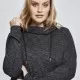 Дамски дълъг суичър Urban Classics в тъмносив цвят, Суичъри - Hoodstyle.bg